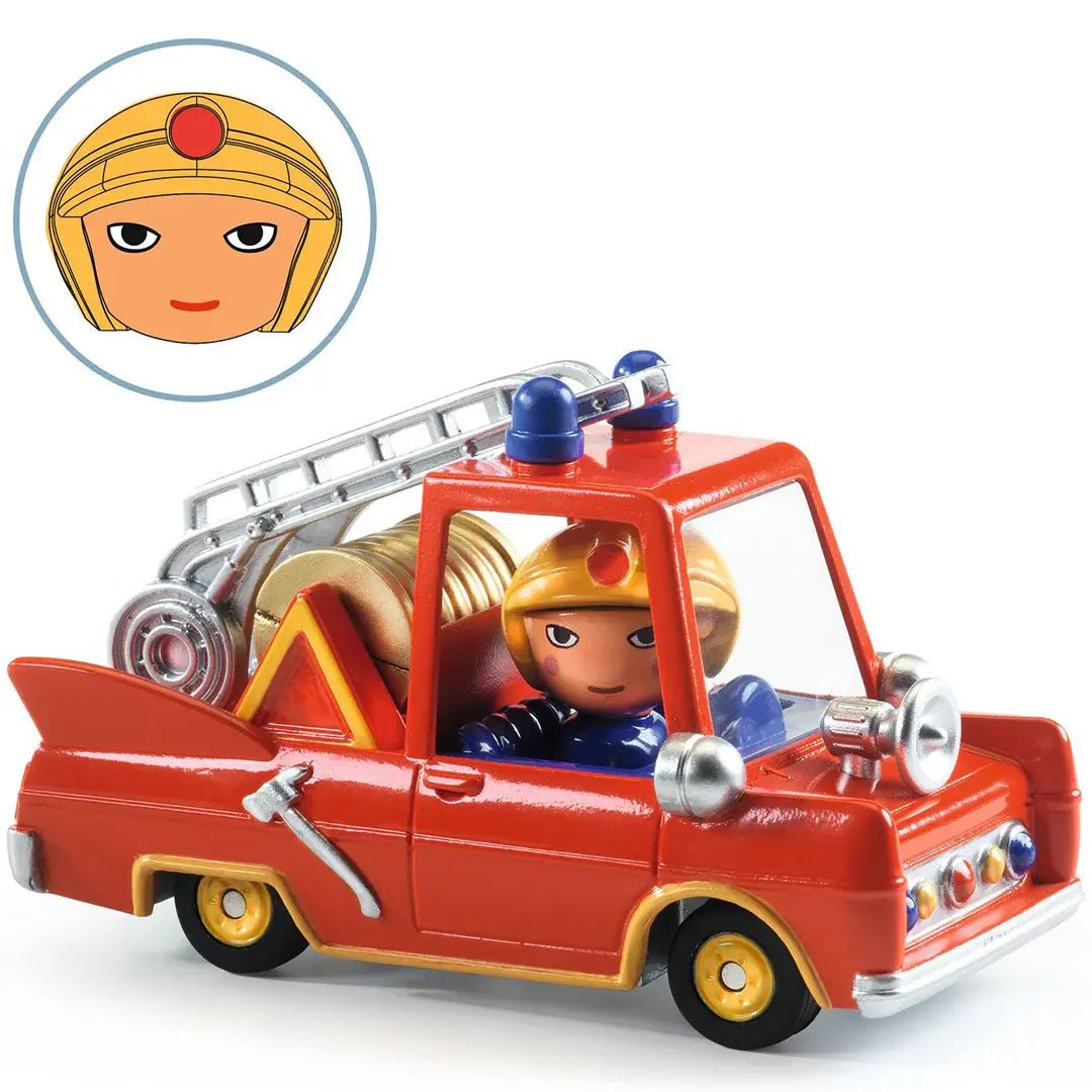 Djeco | Crazy Motors | Metalen Auto | Little fire truck | cm | 3+ - Kleine Eland