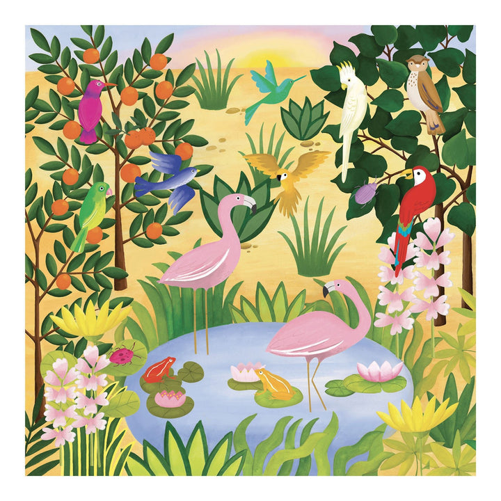Djeco | Create with Stickers | Inspired by | Douanier Rousseau | 5 - 99 jaar - Kleine Eland