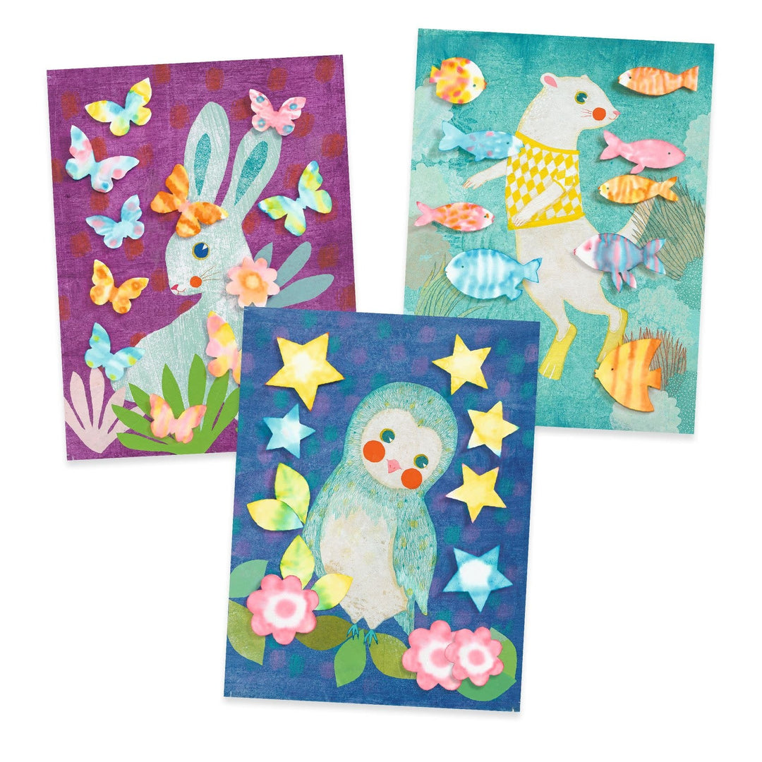 Djeco | Creatief met Papier | Vloeipapier | 3 - 6 jaar - Kleine Eland