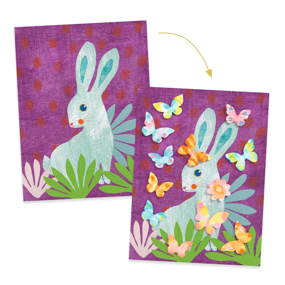 Djeco | Creatief met Papier | Vloeipapier | 3 - 6 jaar - Kleine Eland