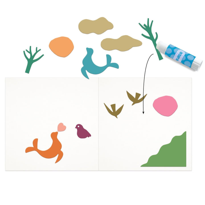 Djeco | Creation Box | Little Papers | 3 - 6 jaar - Kleine Eland