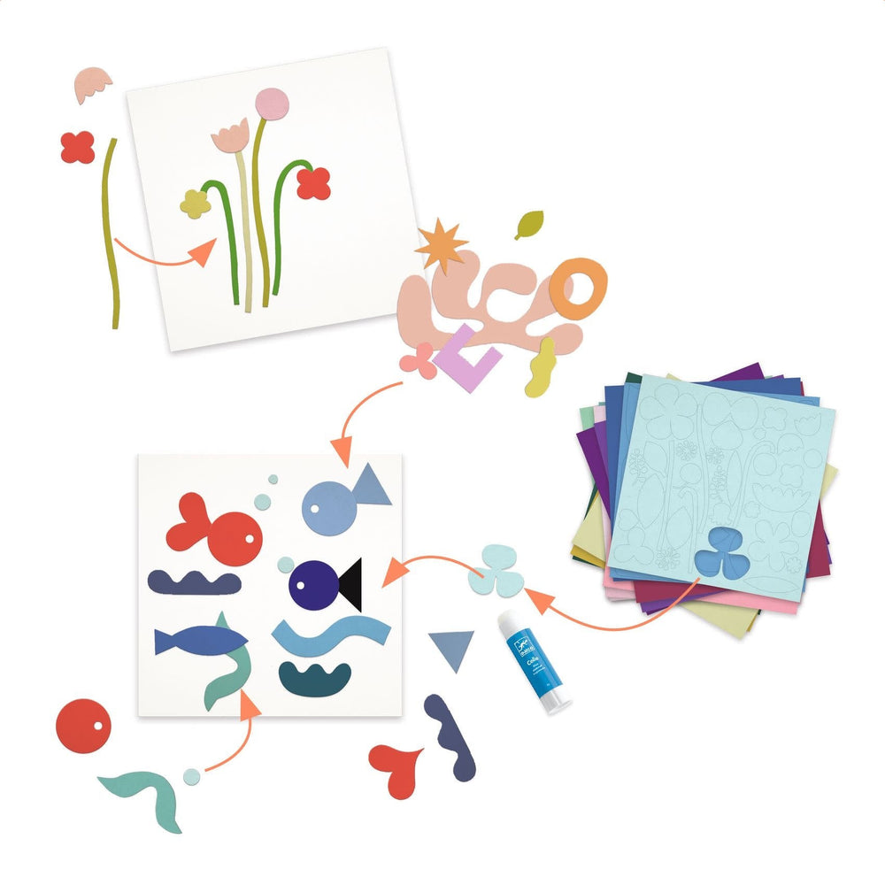 Djeco | Creation Box | Little Papers | 3 - 6 jaar - Kleine Eland