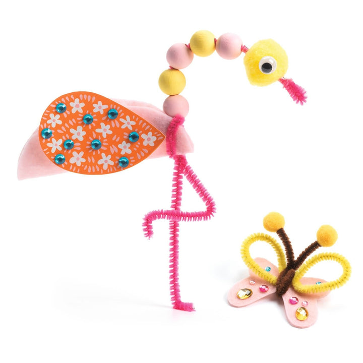 Djeco | Creativity Kit | Threading | Wild Animals | 3 - 6 jaar - Kleine Eland