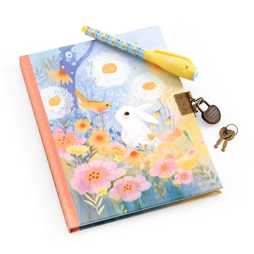 Djeco | Dagboek met Geheimschriftpen | 19,5 cm | Kendra | 8+ - Kleine Eland