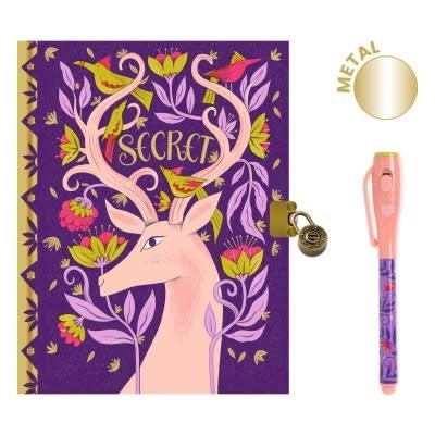 Djeco | Dagboek met Geheimschriftpen | 19,5 cm | Melissa | 8+ - Kleine Eland