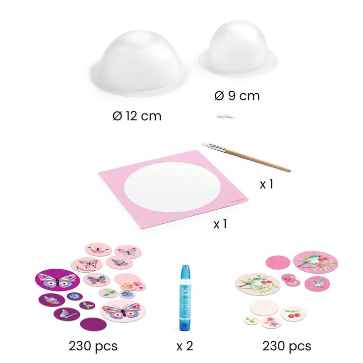 Djeco | Do it Yourself | 2 paper bowls to create | In the air | 7+ - Kleine Eland
