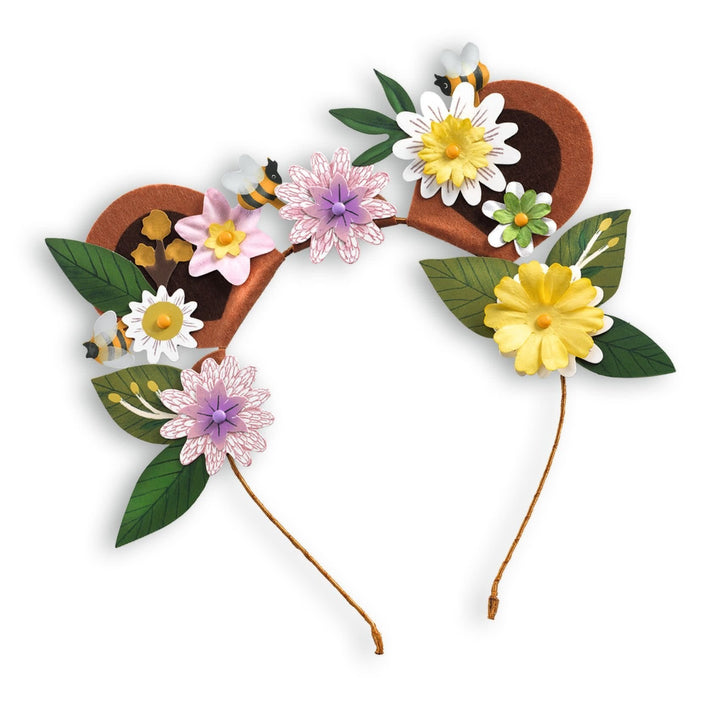 Djeco | Do it Yourself | 3 Headbands | Flower Friends | 6+ - Kleine Eland
