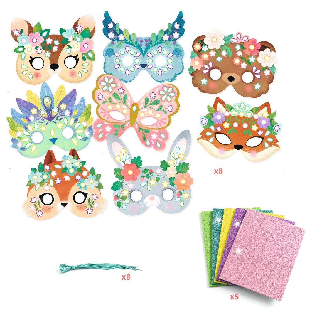 Djeco | Do it Yourself | Maskers Bosdieren | 4+ - Kleine Eland