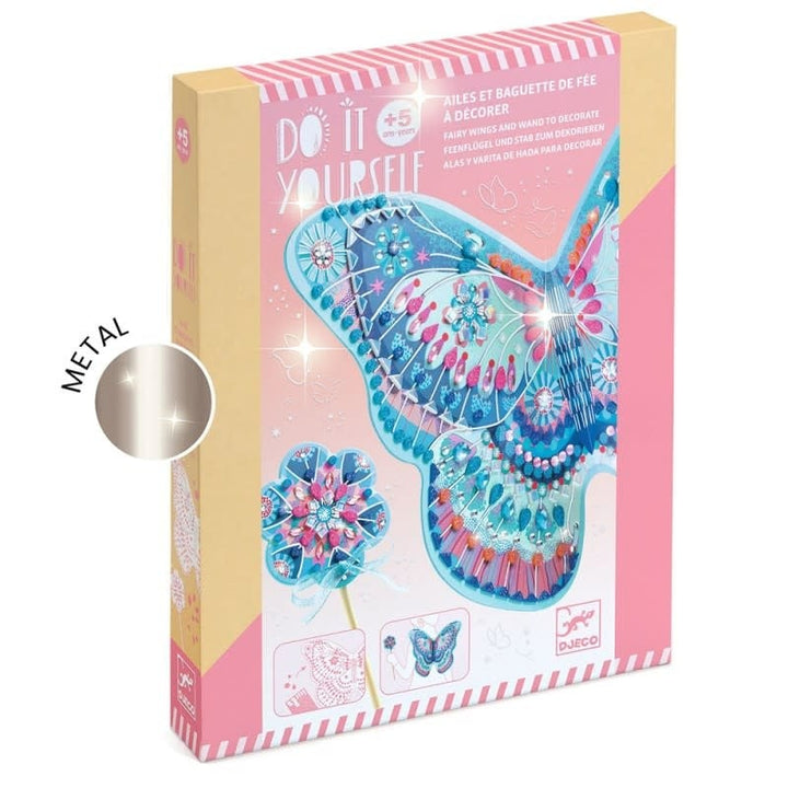 Djeco | Do it Yourself | Mosaics &amp; Stickers | Like a fairy | 5+ - Kleine Eland