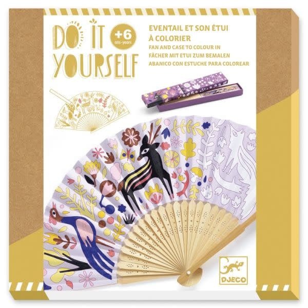 Djeco | Do it Yourself | Woodland Beauty | Fan to Color | 6+ - Kleine Eland
