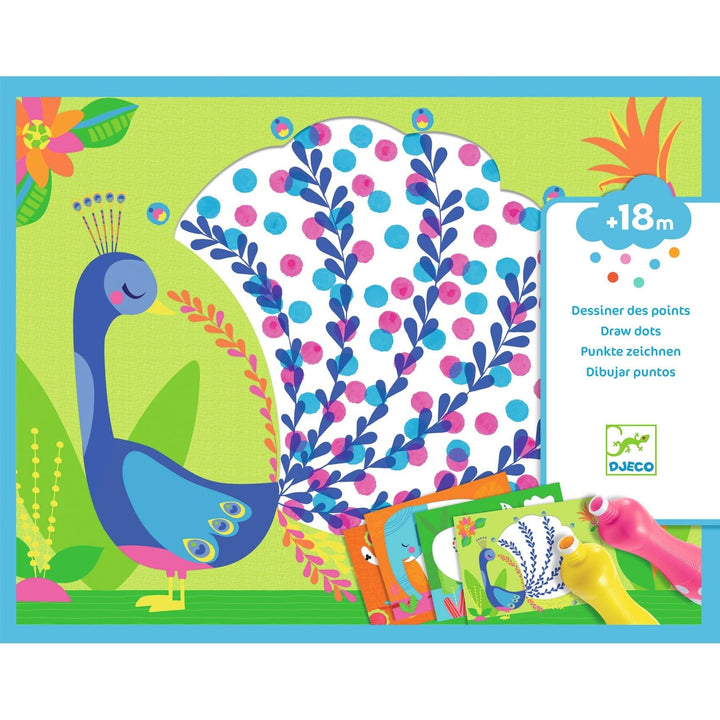 Djeco | Draw Dots | Petits points | +18 maanden - Kleine Eland