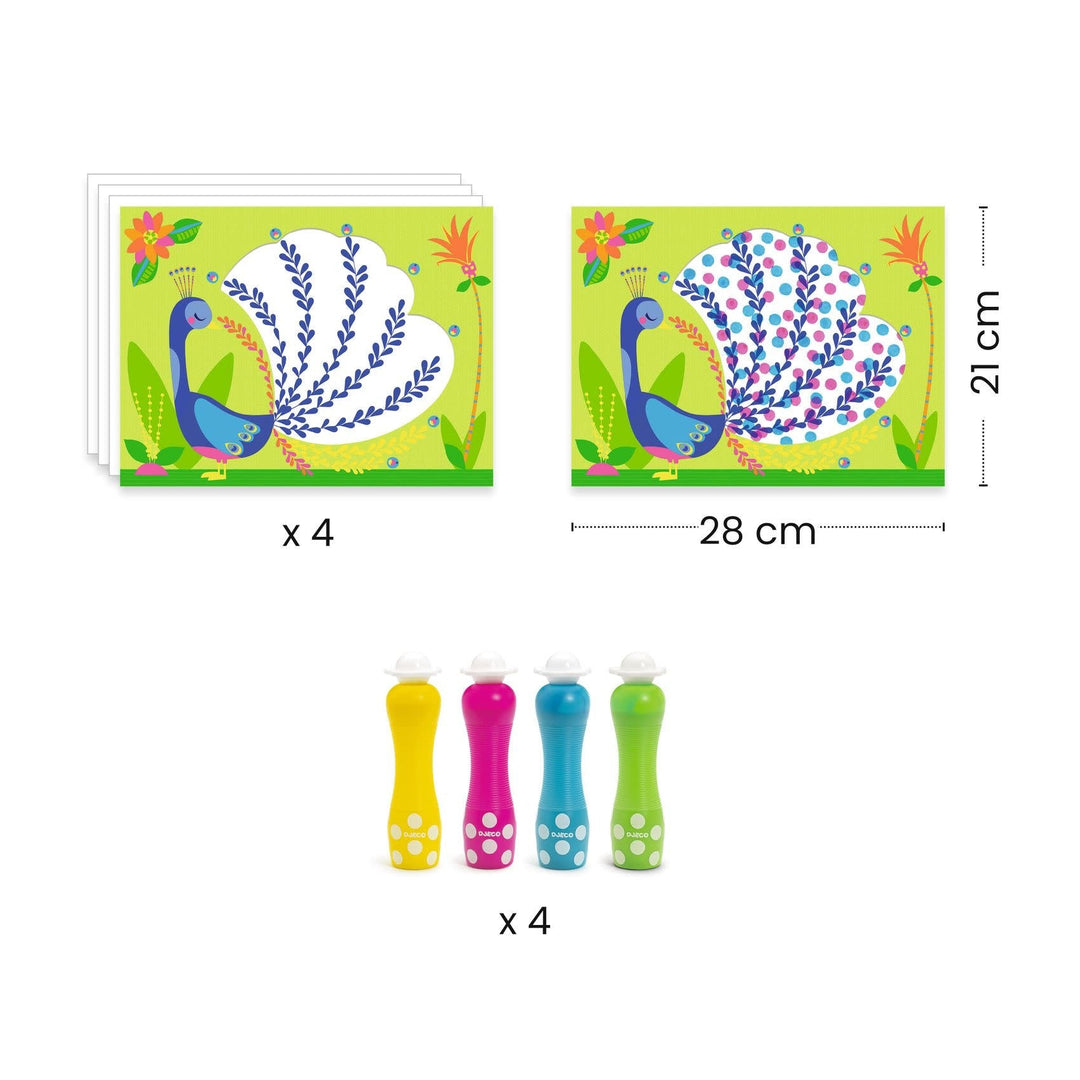 Djeco | Draw Dots | Petits points | +18 maanden - Kleine Eland