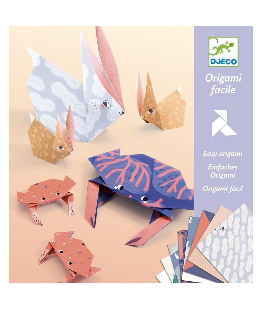 Djeco | Eenvoudige Origami | Dieren Familie | 6-11 jaar - Kleine Eland