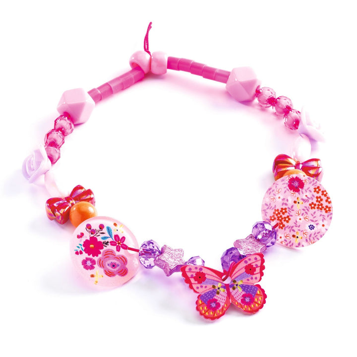 Djeco | Fancy Beads | Butterflies | Acrylkralen | 6-10 jaar - Kleine Eland