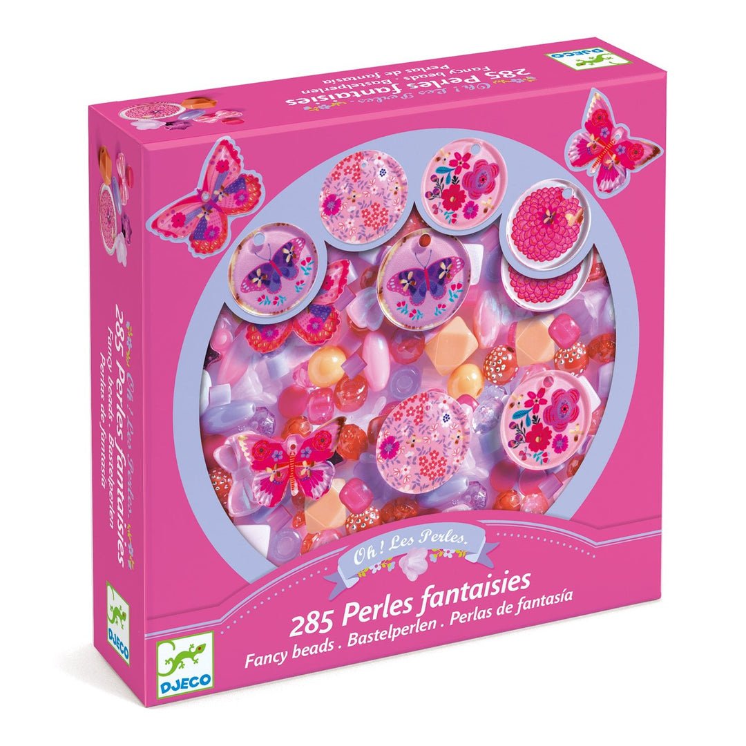 Djeco | Fancy Beads | Butterflies | Acrylkralen | 6-10 jaar - Kleine Eland