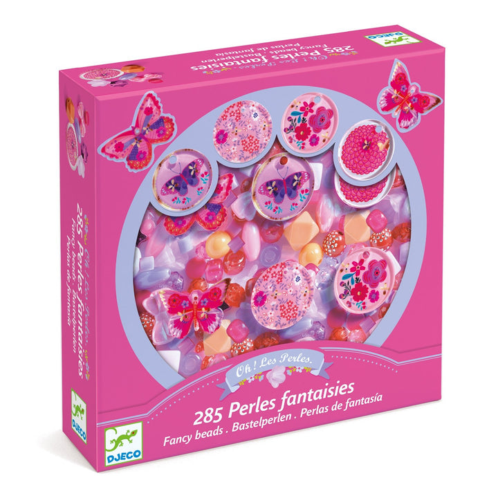Djeco | Fancy Beads | Butterflies | Acrylkralen | 6-10 jaar - Kleine Eland