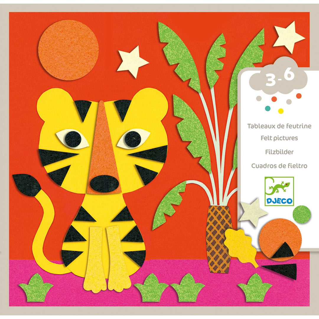 Djeco | Felt Pictures | Sweet Nature | 3 - 6 jaar - Kleine Eland
