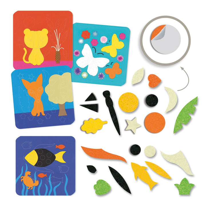 Djeco | Felt Pictures | Sweet Nature | 3 - 6 jaar - Kleine Eland