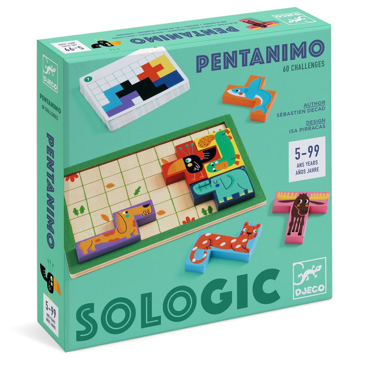 Djeco | Geduldspel | Pentanimo | 5+ - Kleine Eland
