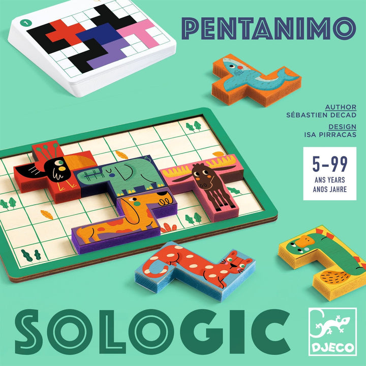 Djeco | Geduldspel | Pentanimo | 5+ - Kleine Eland