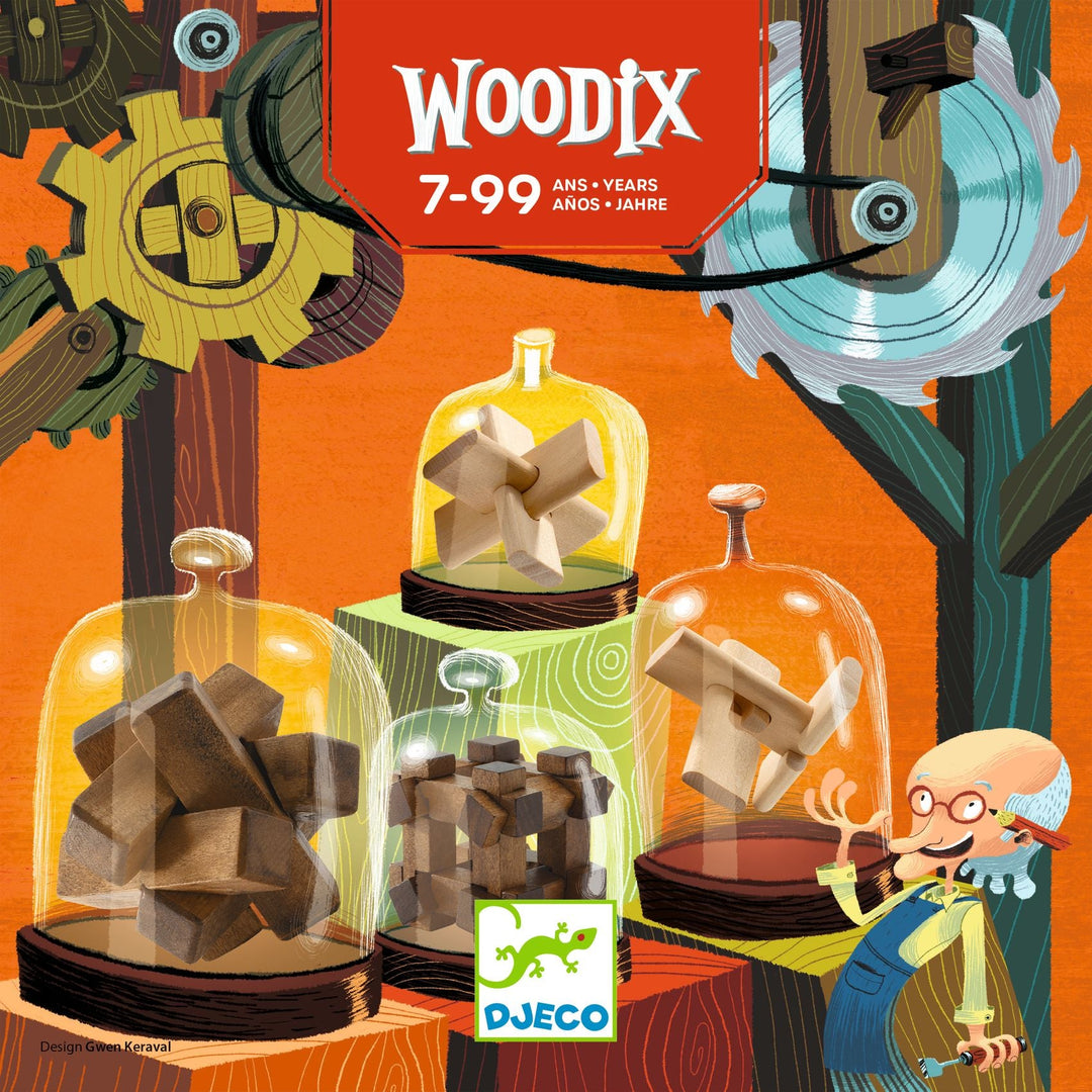 Djeco | Geduldspel | Woodix | 7 - 99 jaar - Kleine Eland