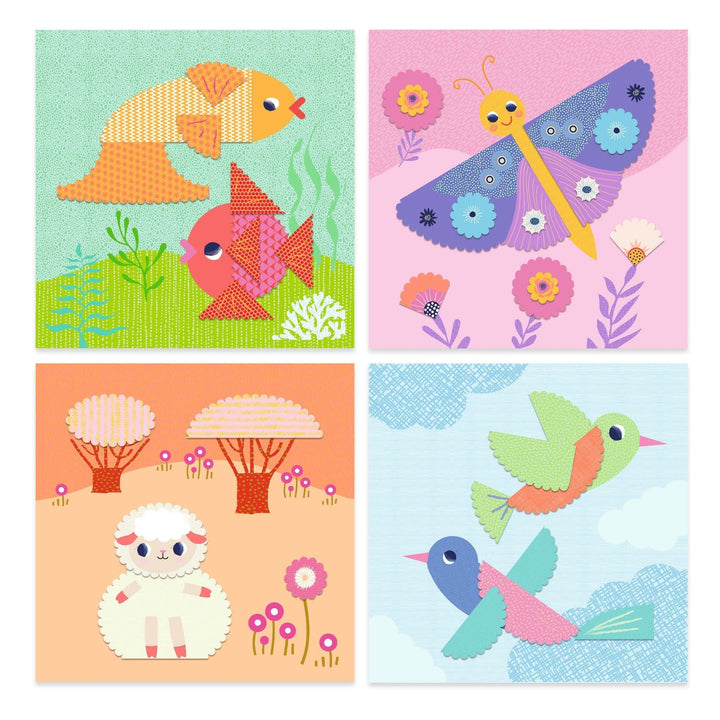 Djeco | Get Creative With Paper | Knippen | Kreukels | 3 - 6 jaar - Kleine Eland
