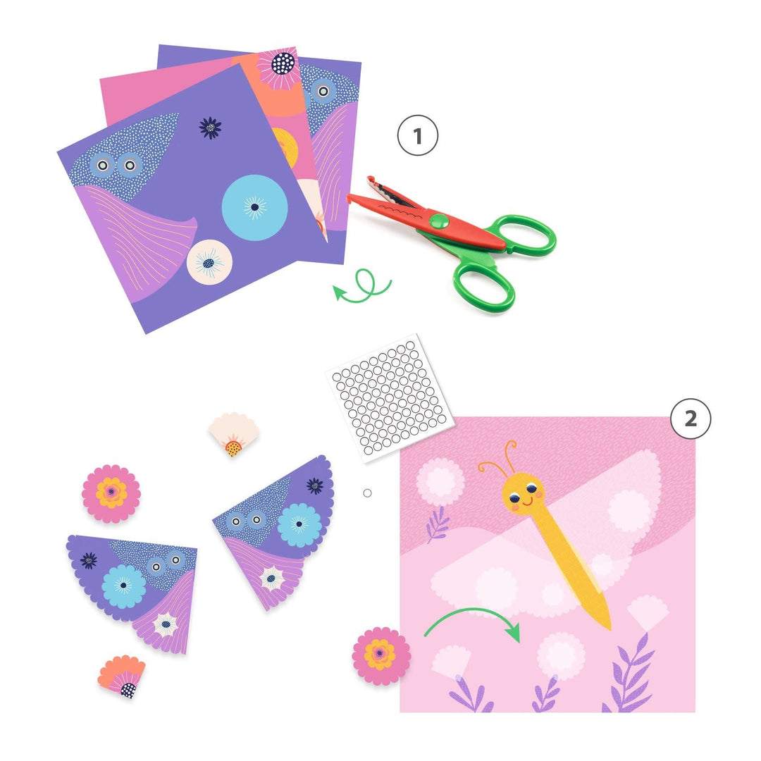 Djeco | Get Creative With Paper | Knippen | Kreukels | 3 - 6 jaar - Kleine Eland