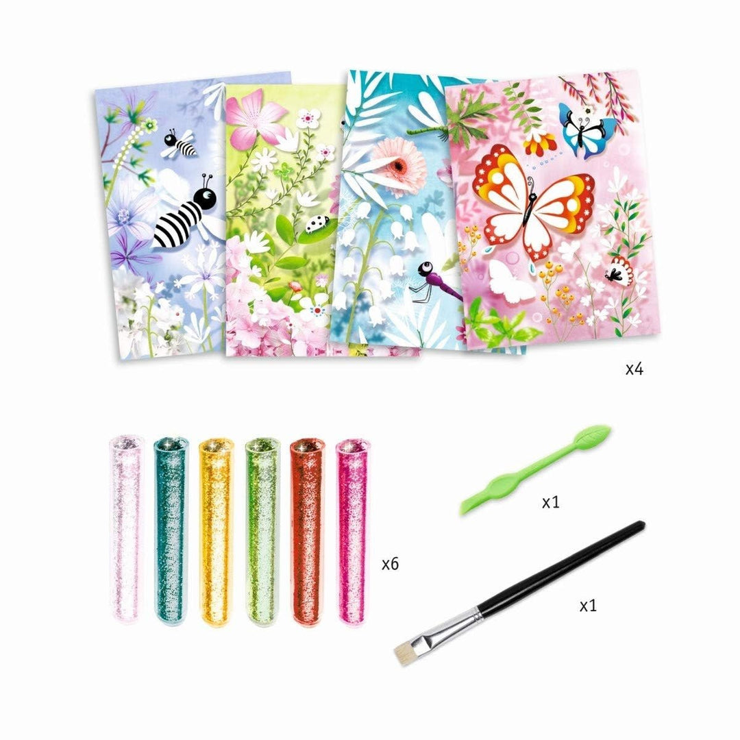 Djeco | Glitterschilderijen | Glitter Butterflies | Vlinders | 7-13 jaar - Kleine Eland