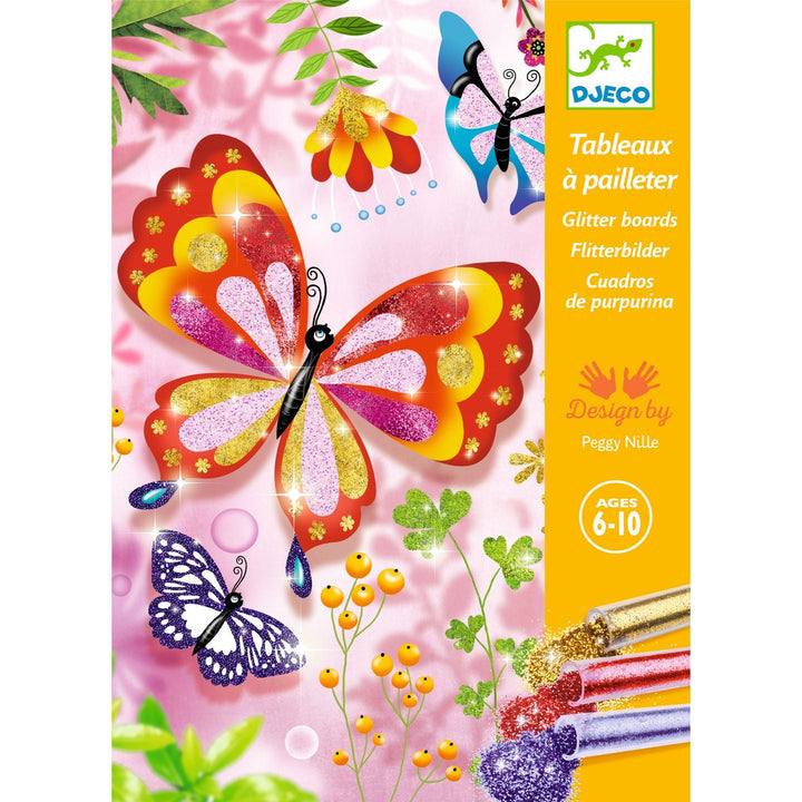 Djeco | Glitterschilderijen | Glitter Butterflies | Vlinders | 7-13 jaar - Kleine Eland