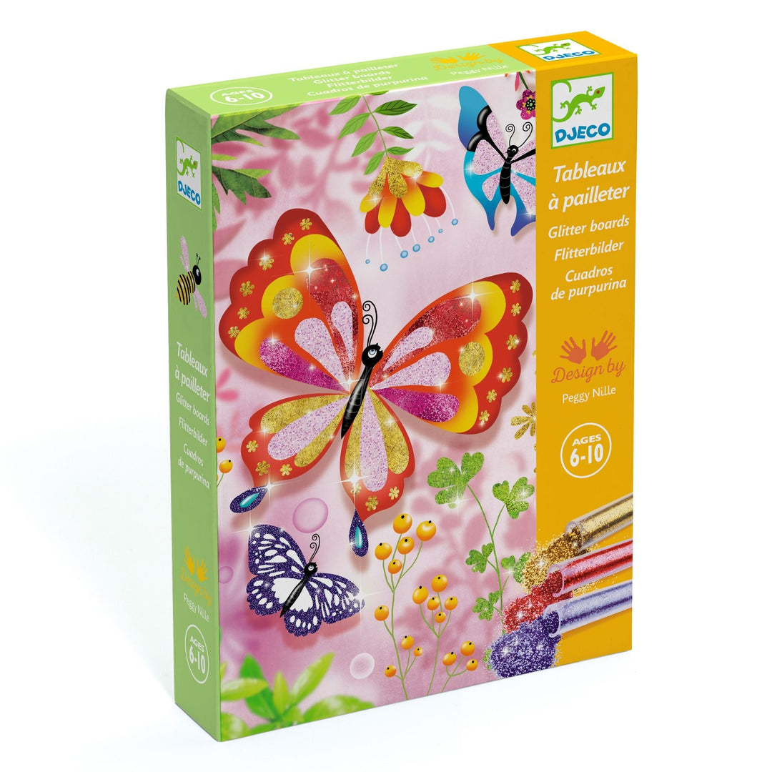 Djeco | Glitterschilderijen | Glitter Butterflies | Vlinders | 7-13 jaar - Kleine Eland