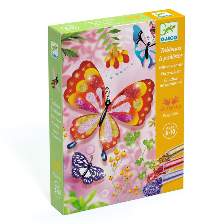 Djeco | Glitterschilderijen | Glitter Butterflies | Vlinders | 7-13 jaar - Kleine Eland