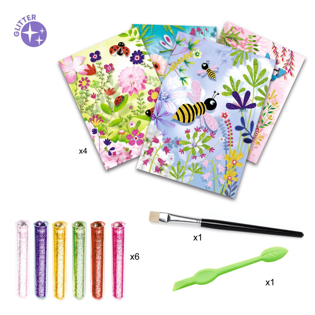 Djeco | Glitterschilderijen | Glitter Butterflies | Vlinders | 7-13 jaar - Kleine Eland