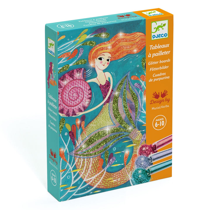 Djeco | Glitterschilderijen | Mermaids Lights | Zeemeerminnen | 6-10 jaar - Kleine Eland