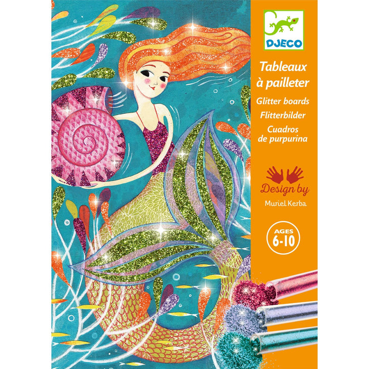 Djeco | Glitterschilderijen | Mermaids Lights | Zeemeerminnen | 6-10 jaar - Kleine Eland
