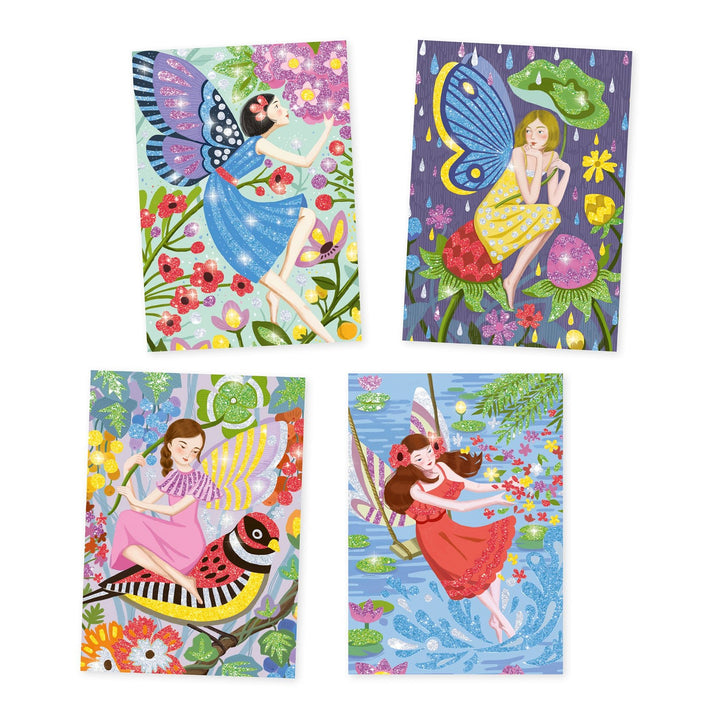 Djeco | Glitterschilderijen | The Gentle Life of Fairies | Feeën | 6-10 jaar - Kleine Eland