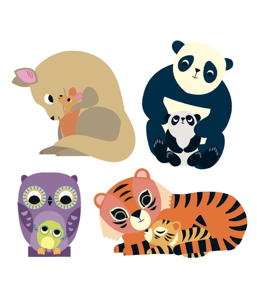 Djeco | Grote Stickers voor Kleintjes | +18 mnd - Kleine Eland