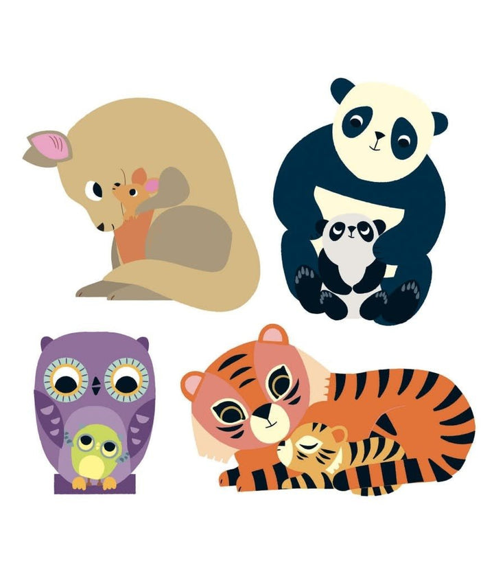 Djeco | Grote Stickers voor Kleintjes | +18 mnd - Kleine Eland
