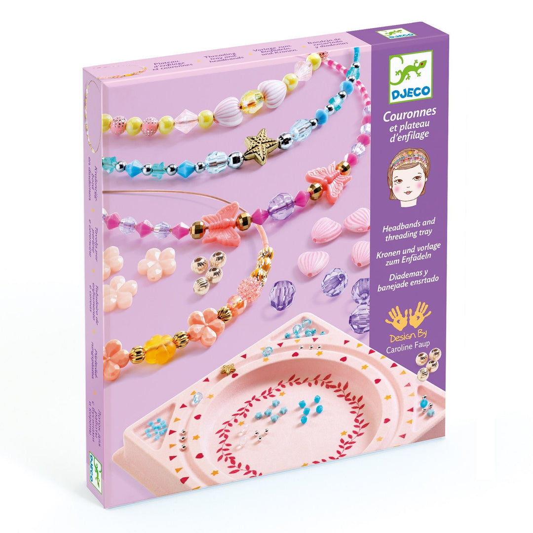 Djeco | Headbands and Threading Tray | 8 - 14 jaar - Kleine Eland