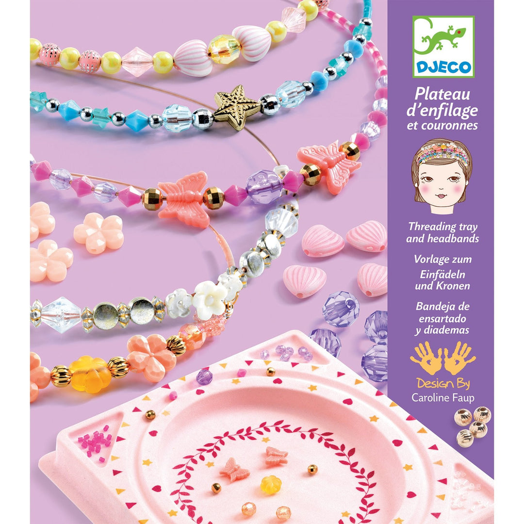 Djeco | Headbands and Threading Tray | 8 - 14 jaar - Kleine Eland