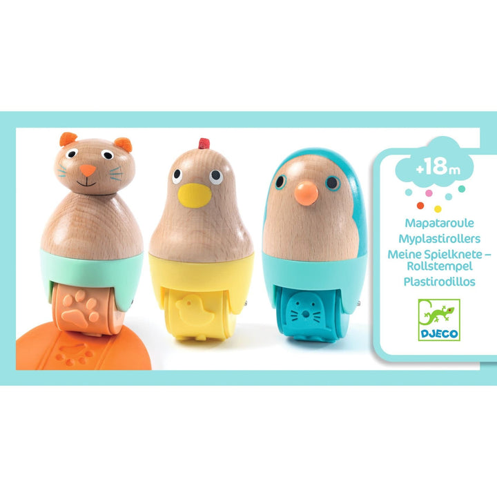 Djeco | Houten Dierenvormen | Mapataroule | +18 mnd - Kleine Eland