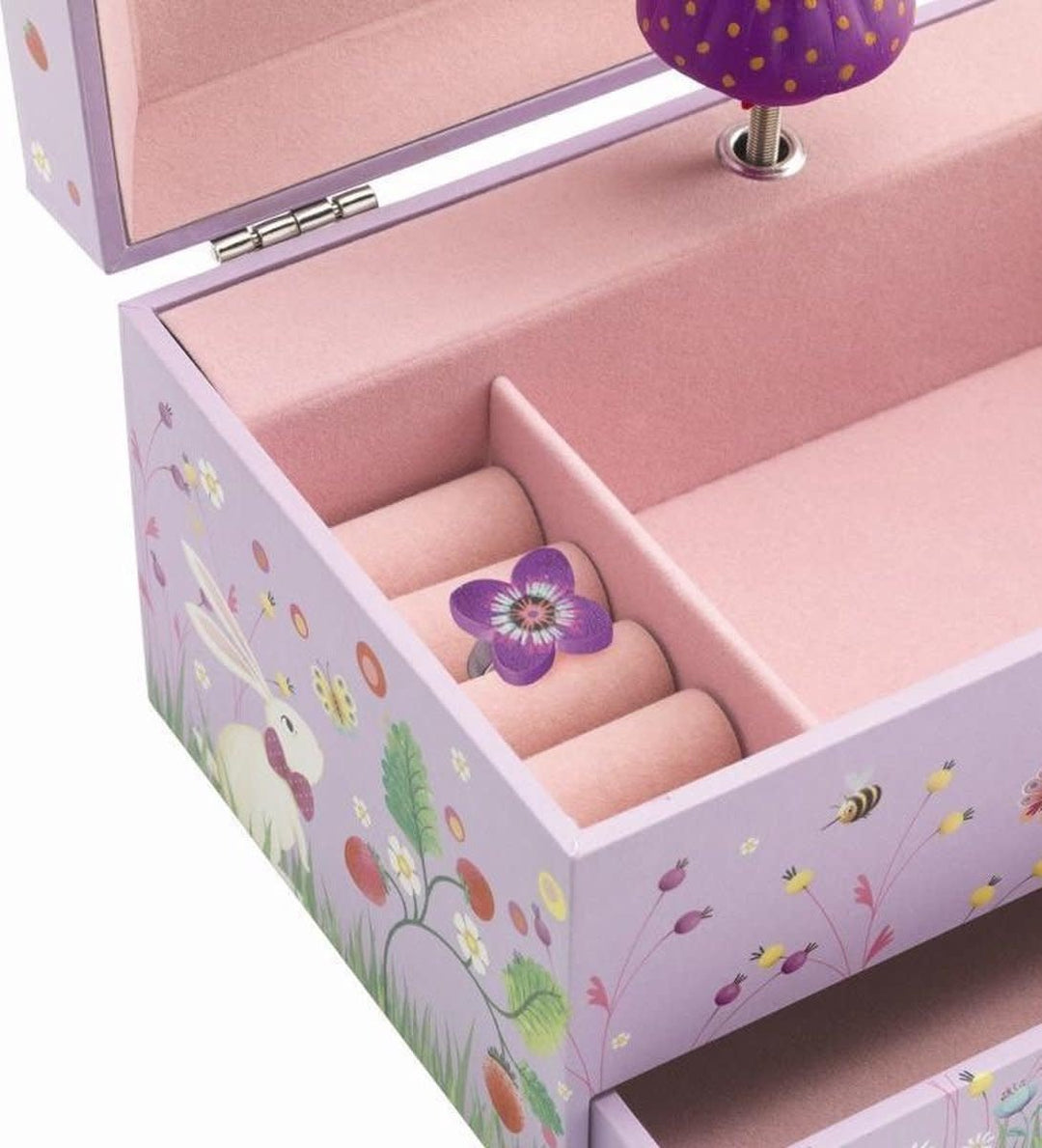 Djeco | Houten Juwelendoos met Muziek en Lade | Melody of the Princess | The Magic Flute | Mozarts | 4+ - Kleine Eland