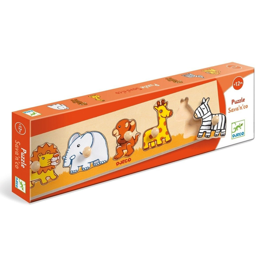 Djeco | Houten Knoppuzzel | Sava&