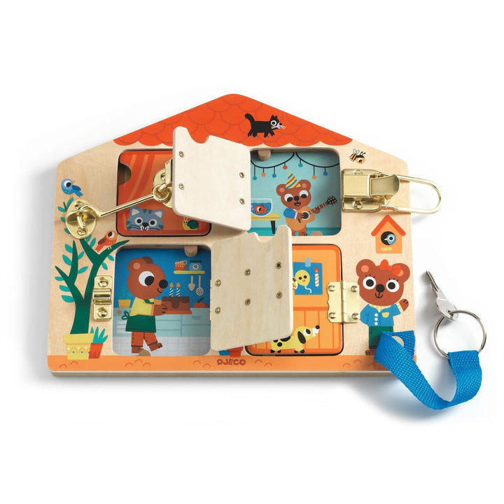 Djeco | Houten Speelgoed | Cabanaslot | 3+ - Kleine Eland