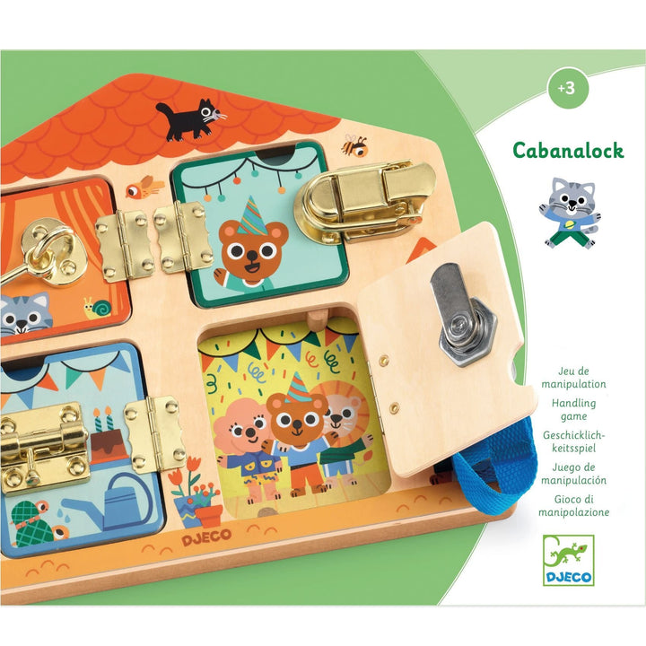 Djeco | Houten Speelgoed | Cabanaslot | 3+ - Kleine Eland