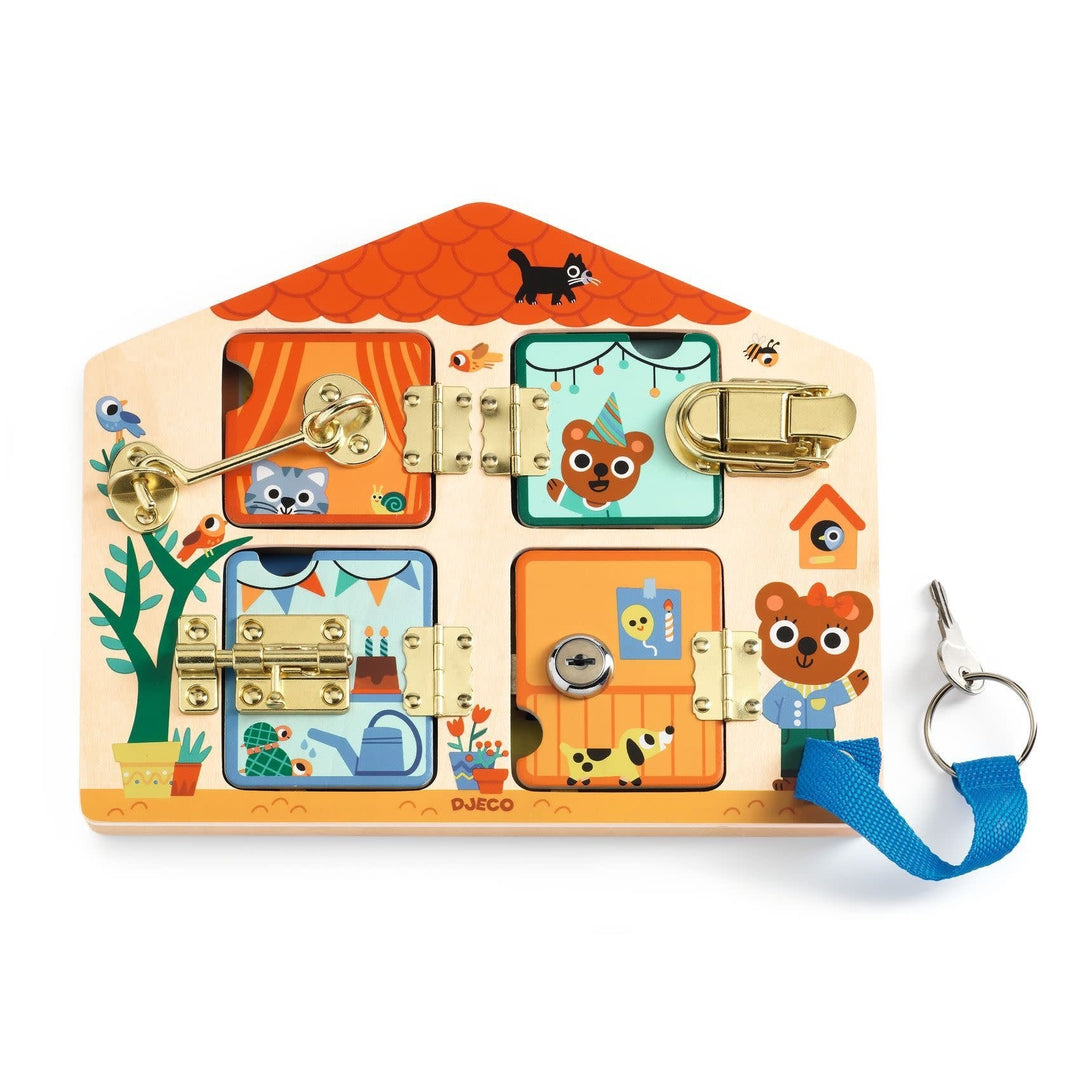 Djeco | Houten Speelgoed | Cabanaslot | 3+ - Kleine Eland