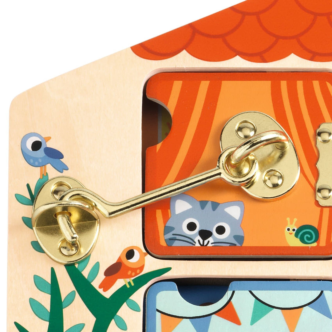 Djeco | Houten Speelgoed | Cabanaslot | 3+ - Kleine Eland