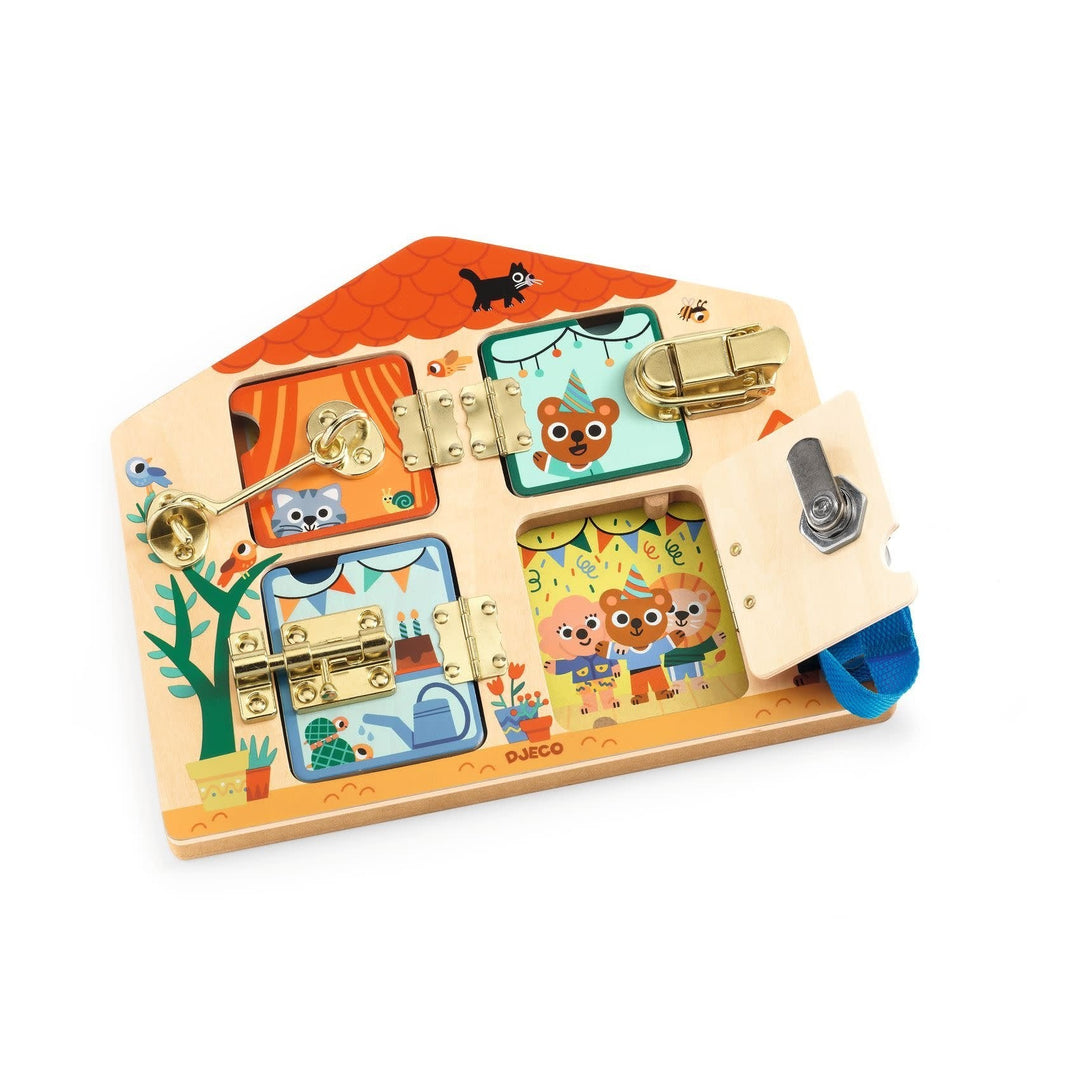 Djeco | Houten Speelgoed | Cabanaslot | 3+ - Kleine Eland