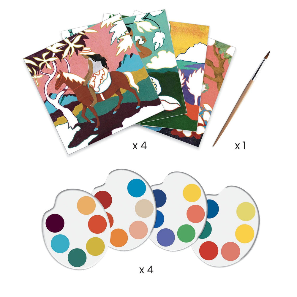 Djeco | Inspired by Gauguin | Polynesia | Schilderen | 5+ - Kleine Eland