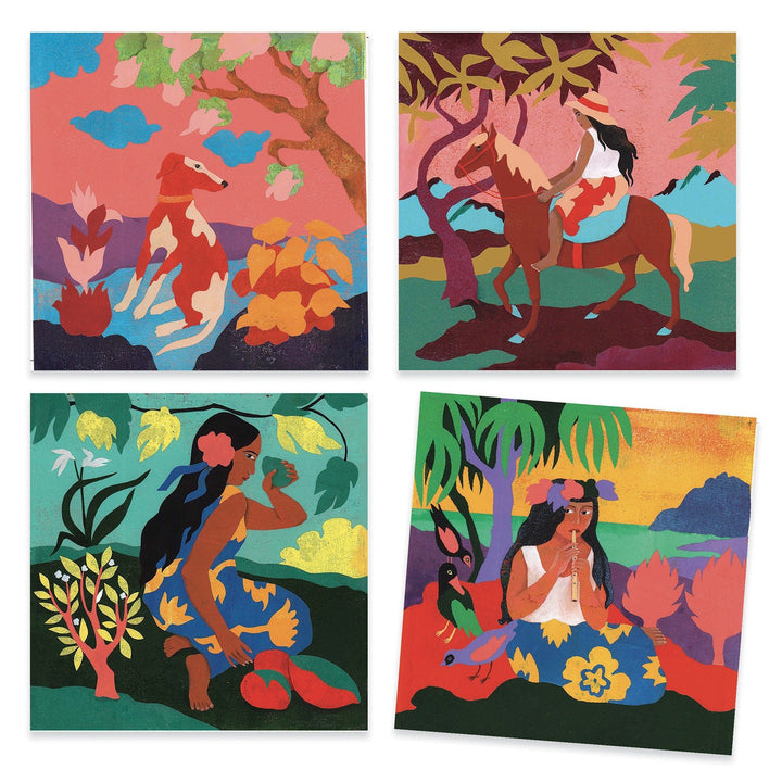 Djeco | Inspired by Gauguin | Polynesia | Schilderen | 5+ - Kleine Eland