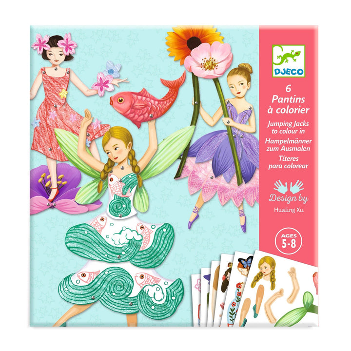 Djeco | Jumping Jacks | Fairies | Feeënpoppen | 5-8 jaar - Kleine Eland